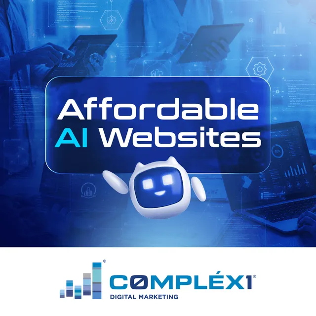 c0mplex1.com ad creative: Affordable AI Websites That Convert