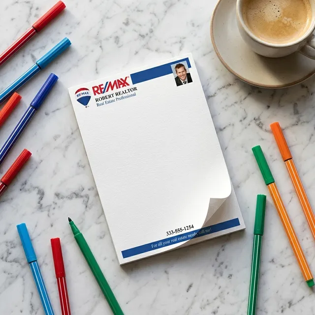 Captain Notepad ad creative: From Blank to Branded