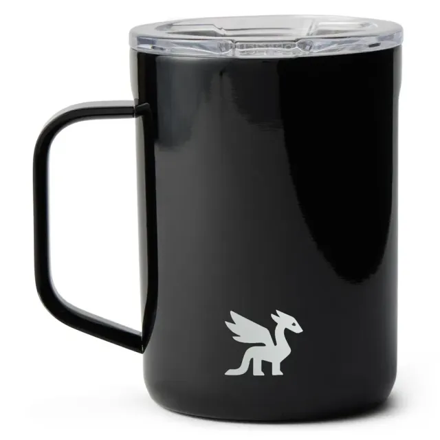 Life Is Good ad creative: Dragon 16oz Stainless Corkcicle Mug - Faded Bla...