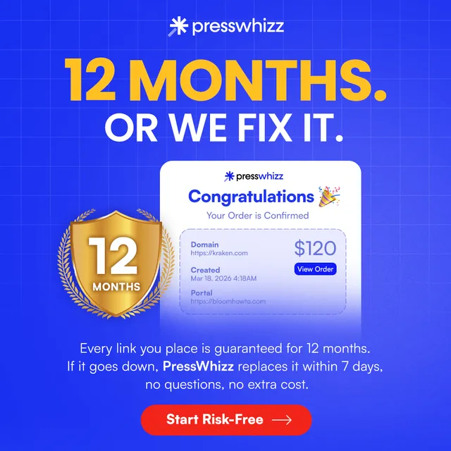 PressWhizz ad creative: The #1 Backlink Platform for Serious SEO Growth
