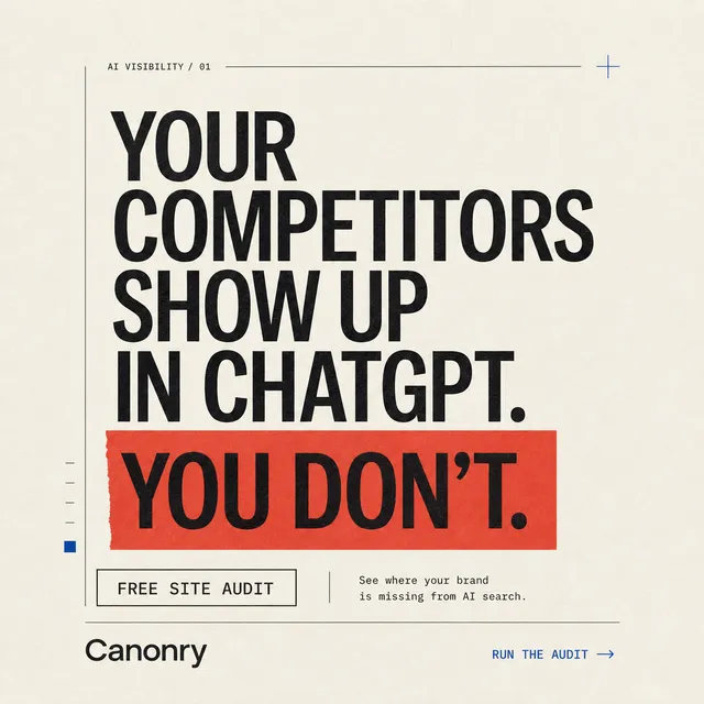 Canonry ad creative: Is Your Site Ready for AI Search?