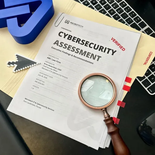 Microtech IT & Cybersecurity Services ad creative: Do You Know Where You Stand?