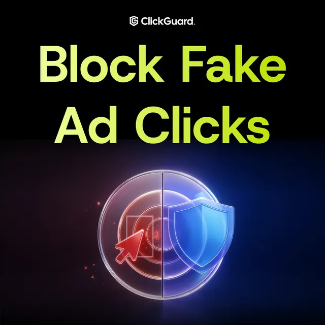 Clickguard ad creative: Block Bot Clicks Before They Drain Budget