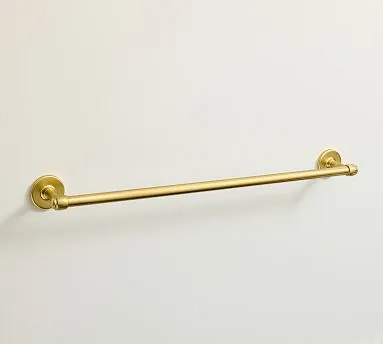 potterybarn.com ad creative: Sansome 24" Towel Bar, Vintage Brass