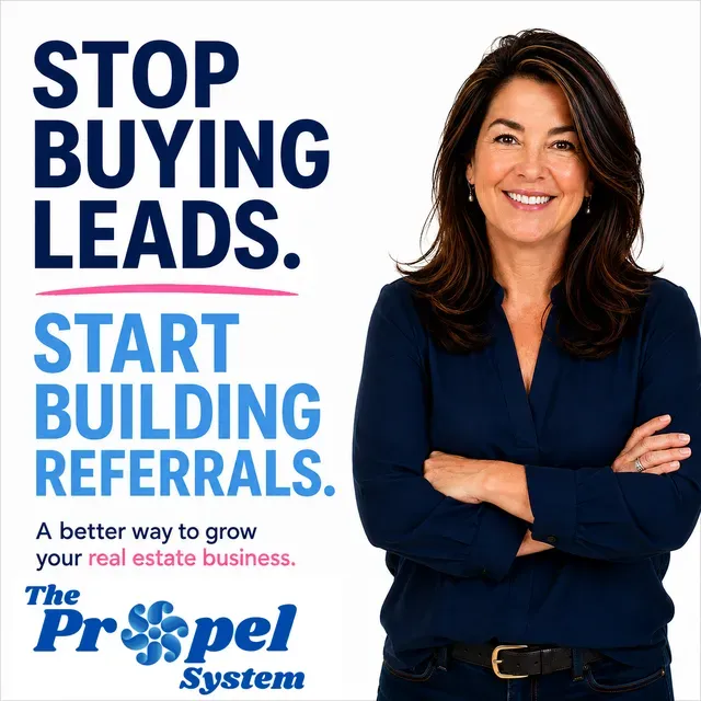 Lisa Alford, LLC ad creative: Build More Referrals - Stop Buying Leads