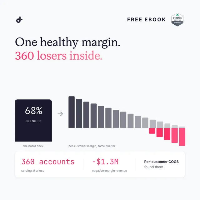 DoiT ad creative: Find the Customers Eroding Your Cloud Margin