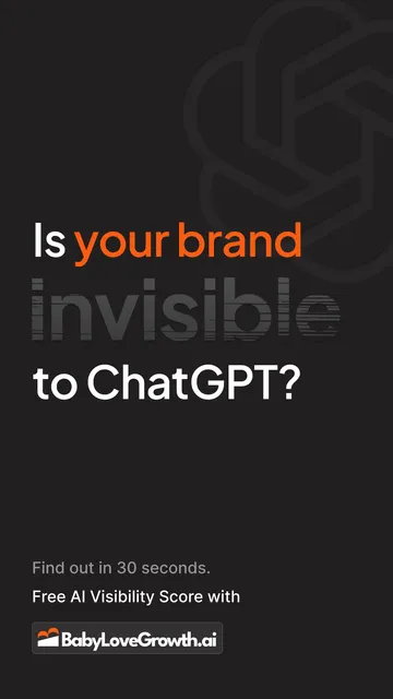 AI Visibility ad creative: Is your brand invisible to ChatGPT