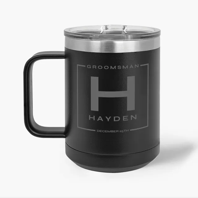 VistaPrint US ad creative: 15 oz. Travel Mugs