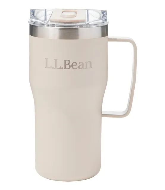 L.L.Bean ad creative: L.L.Bean Insulated Camp Mug, 20 oz. Whalebone, Stainless Steel