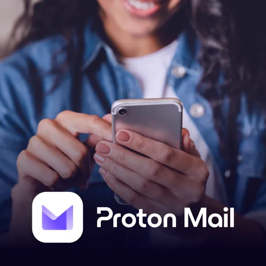 Proton ad creative: Ditch Google. Switch to Proton Mail For Free