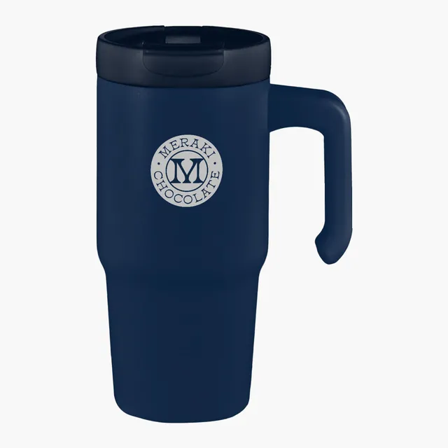 VistaPrint US ad creative: Peak Insulated Travel Mug – 24 oz.