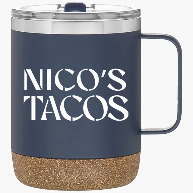 VistaPrint US ad creative: Explorer Thermal Mug – 12 oz.