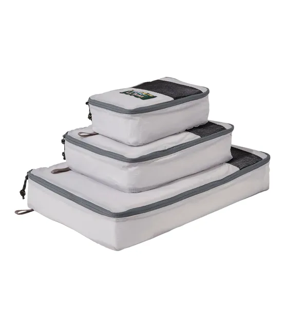 L.L.Bean ad creative: L.L.Bean Packing Cube Set Cool Silver, Nylon