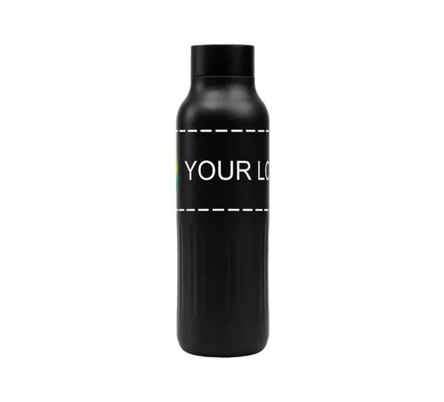 VistaPrint ad creative: Jorix Recycled Stainless Steel Insulated Bottle – 20 oz.